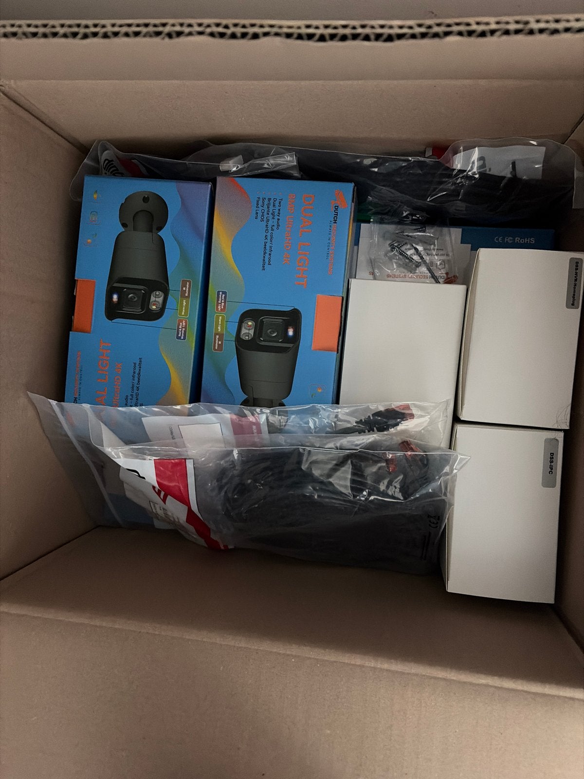 2x Draadloze Sony Bullet Premium 4K Beveiligingscamera Set, Ophalen of Verzenden, Nieuw, Buitencamera