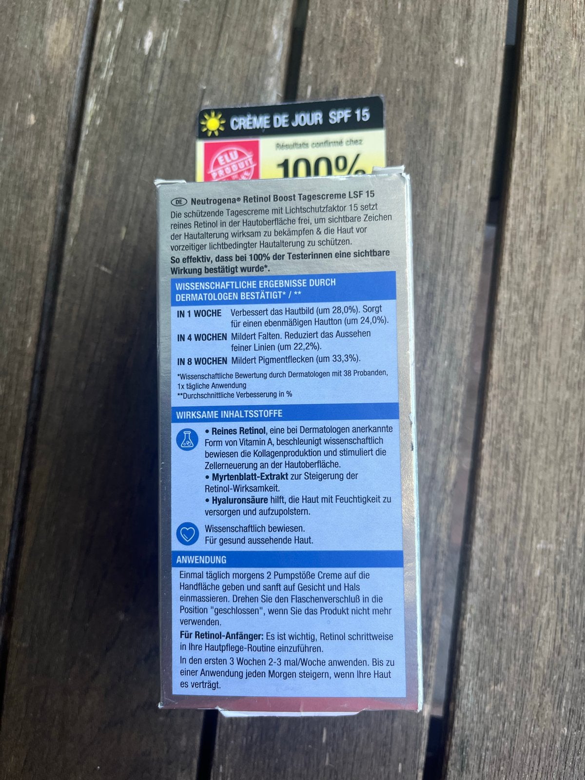 Neutrogena Retinol Boost Dagcrème SPF 15 - Nieuw, Ophalen of Verzenden, Nieuw, Gehele gezicht, Verzorging