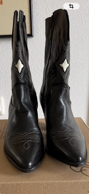 Cowboy laars zwart maat 42 ZGAN, Kleding | Dames, Schoenen, Hoge laarzen, Zwart, Shoe Colare, Nieuw
