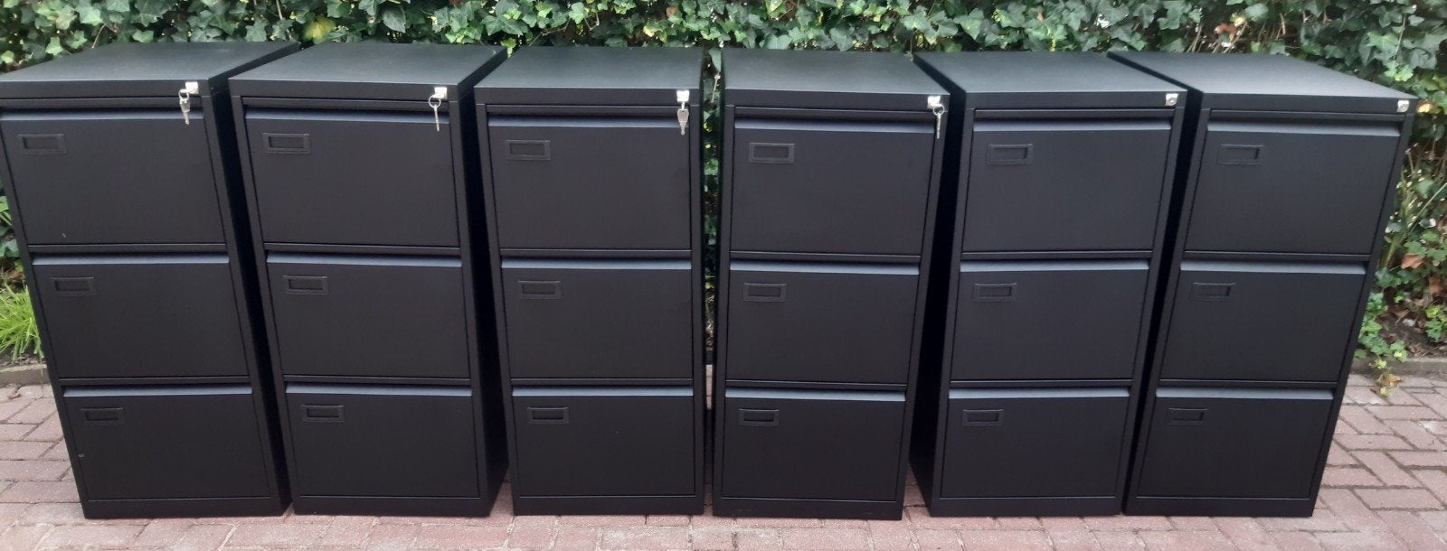 6 x dossierkast archiefkast hangmappenkast ladenkast zwart, Huis en Inrichting, Ophalen, Minder dan 50 cm, Gebruikt, 100 tot 150 cm