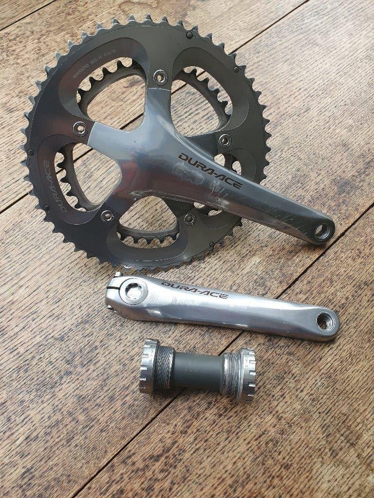 Shimano Dura Ace Krankstel incl. lagerset, Ophalen, Gebruikt, Overige merken