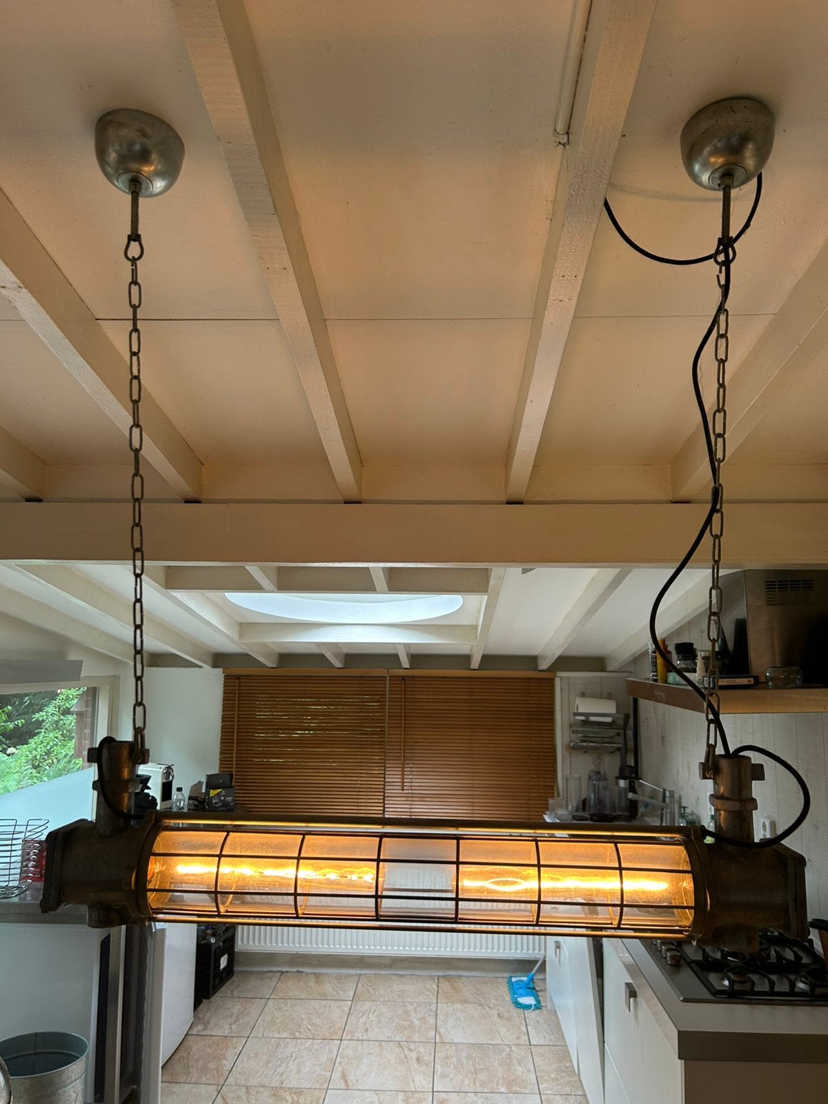 Industriële buis lamp, Ophalen, Zo goed als nieuw