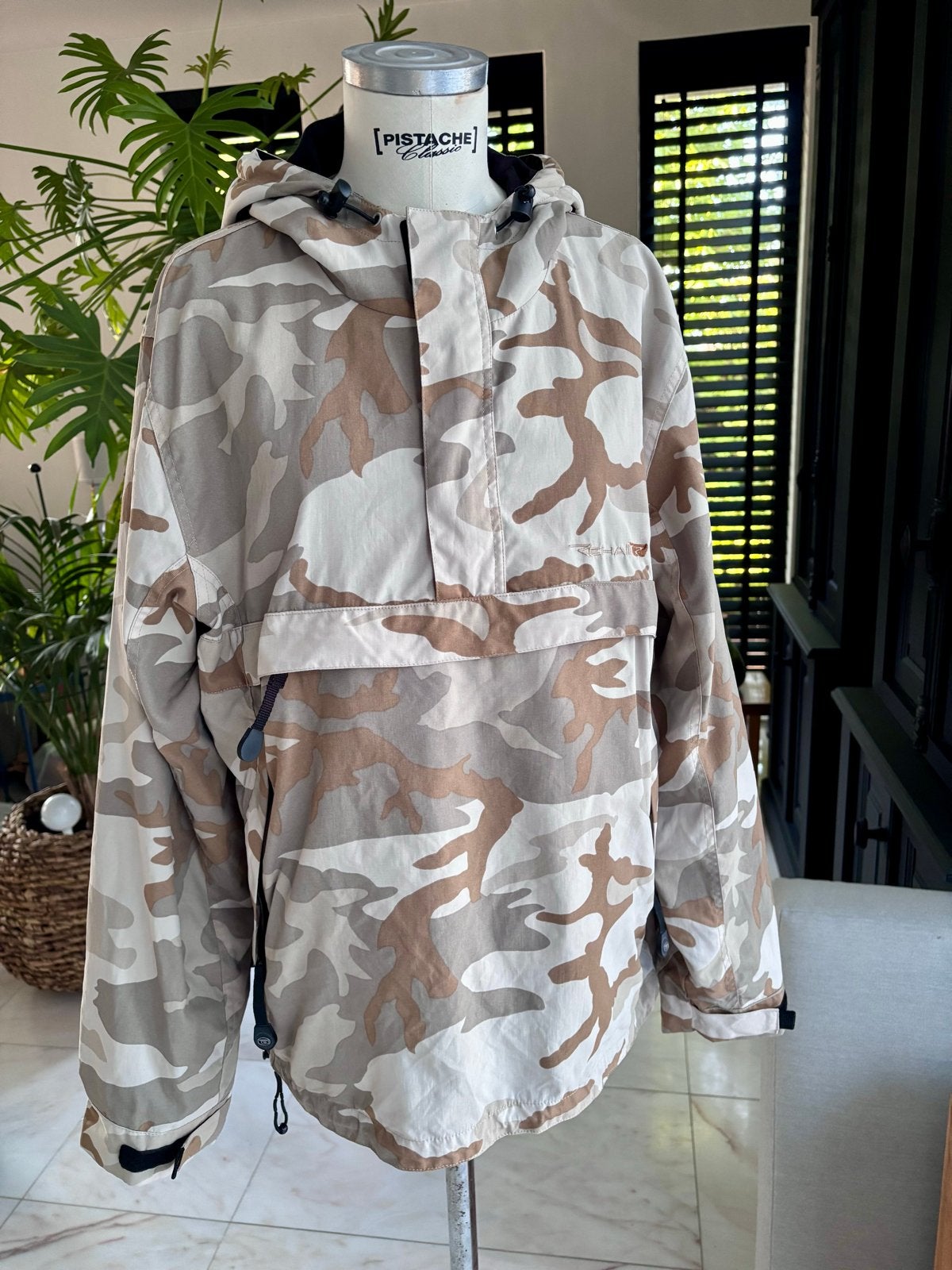Rehall Camouflage Ski/Snowboard Jas - Nette Staat, Ophalen, Zo goed als nieuw, Maat 52/54 (L), Jack