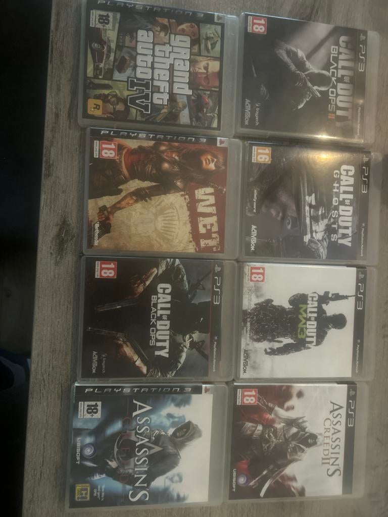 PS3 Games: Grand Theft Auto IV, Call of Duty, Assassin's Cre, Avontuur en Actie, Online, Gebruikt, Vanaf 18 jaar