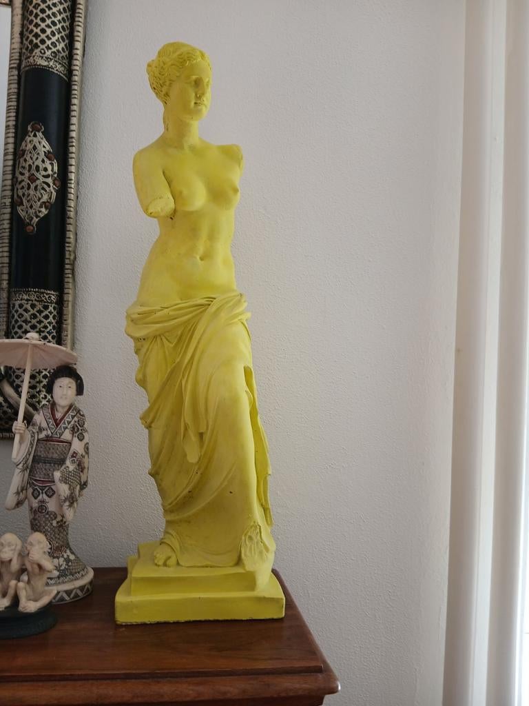 Beton beeld venus van milo, Ophalen