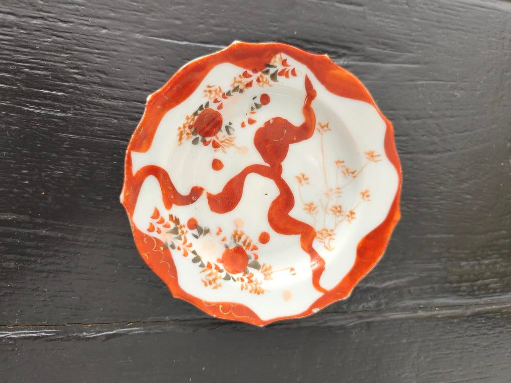 Antiek Japans Imari schaaltje met bloemmotief, Ophalen of Verzenden