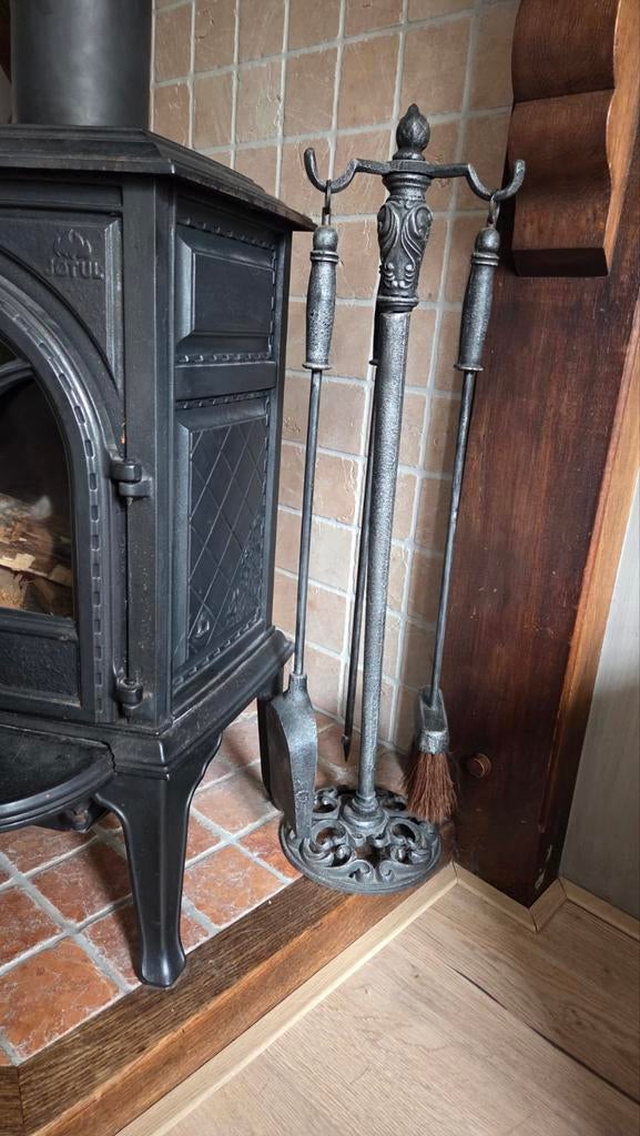 Gietijzeren haardstel - Zeer goede staat, Huis en Inrichting, Haarden, Ophalen, Zo goed als nieuw, Vrijstaande haard, Overige soorten