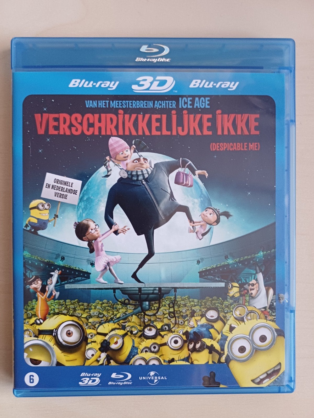 Verschrikkelijke Ikke (Despicable Me) Blu-ray 3D + 2D, Ophalen of Verzenden, Zo goed als nieuw, Tekenfilms en Animatie