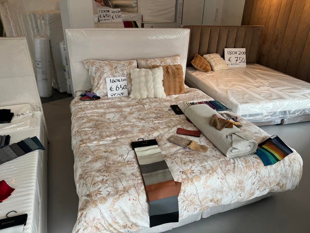 Matrassen & Bedden – Alle Maten | Scherpe Prijzen!, Huis en Inrichting, Slaapkamer | Bedden, Ophalen of Verzenden, Nieuw, Hout