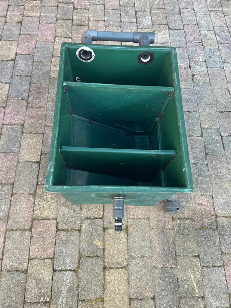 3-kamer vijverfilter voor helder vijverwater, Ophalen, Gebruikt, Vijverfilter