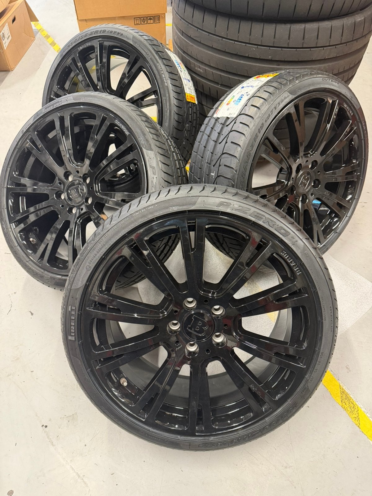 Mercedes BRABUS Monoblock R velgen inc nieuwe Banden 19 inch, Banden en Velgen, Nieuw, 235 mm, Personenwagen