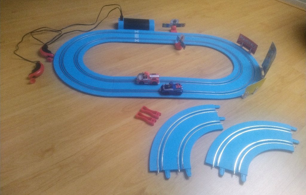 Paw patrol Carrera first racebaan, Kinderen en Baby's, Ophalen, Racebaan, Carrera, Zo goed als nieuw