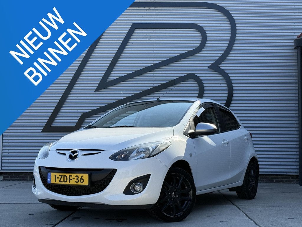 Mazda 2 1.3 Silver Edition 2e Eigenaar|Navi|Clima|Stoelverwa, Auto's, Mazda, Bedrijf, Te koop, ABS, Airbags, Airconditioning, Alarm