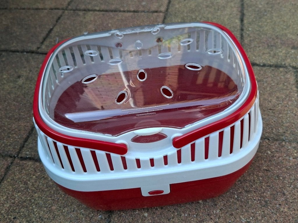 Reiskooi voor bv. cavia, Ophalen of Verzenden, Zo goed als nieuw, Transportkoffer of -box