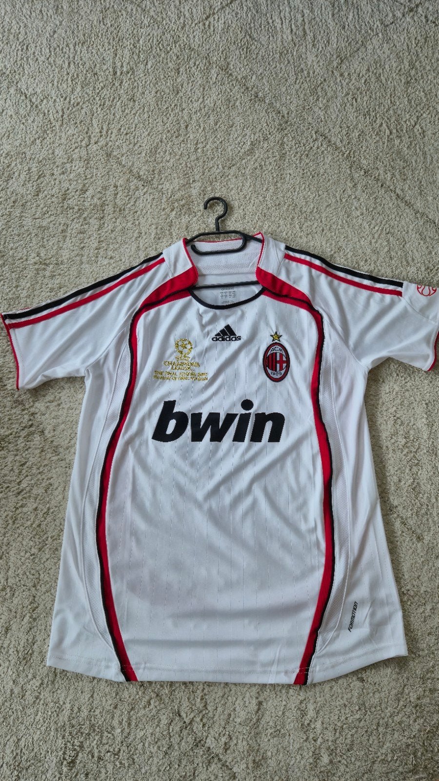 AC Milan uitshirt 2006-2007 Seedorf Maat M, Sport en Fitness, Maat M, Ophalen of Verzenden, Zo goed als nieuw, Shirt