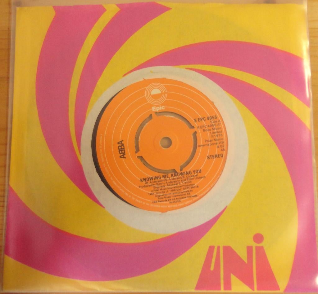 ABBA > Knowing me knowing you, Cd's en Dvd's, Vinyl Singles, Gebruikt, 7 inch, Single, Ophalen of Verzenden