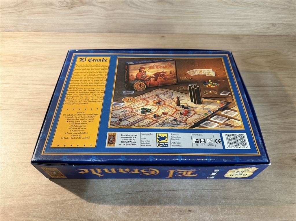 El Grande - 999 games - s6815, Hobby en Vrije tijd, Verzenden, Zo goed als nieuw