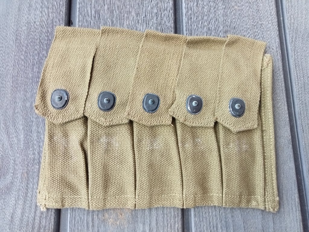 Thompson magazijn tas 1943 gedateerd., Ophalen of Verzenden, Landmacht, Amerika, Overige typen