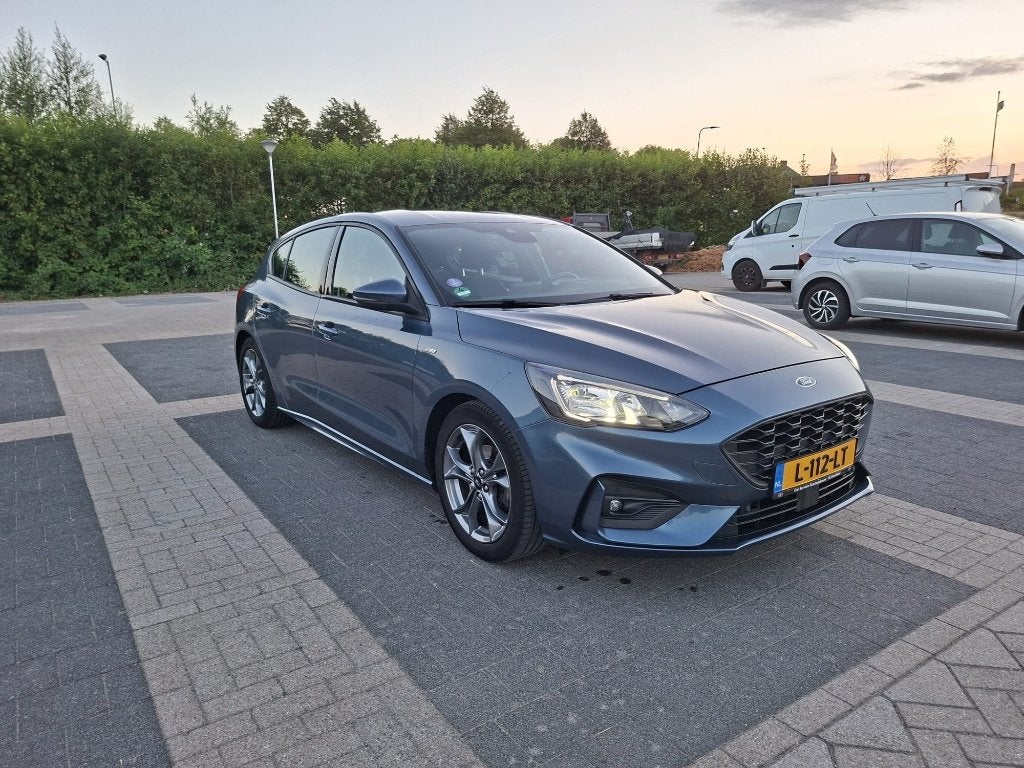 Ford Focus 1.0 Ecoboost ST-line 125pk 2020 Blauw, Auto's, Ford, Zwart, Blauw, Particulier, 3 cilinders
