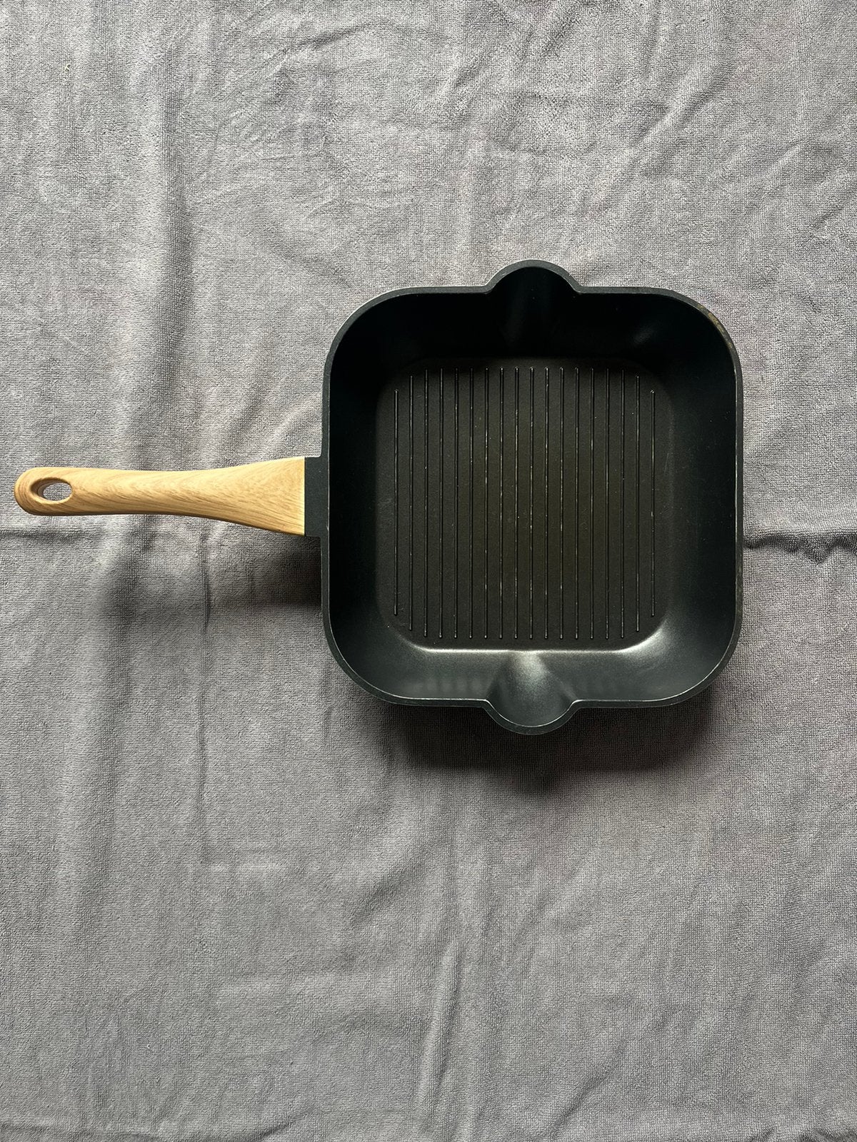 Grill pan, Gebruikt, Keramische plaat, Ophalen of Verzenden, Rvs