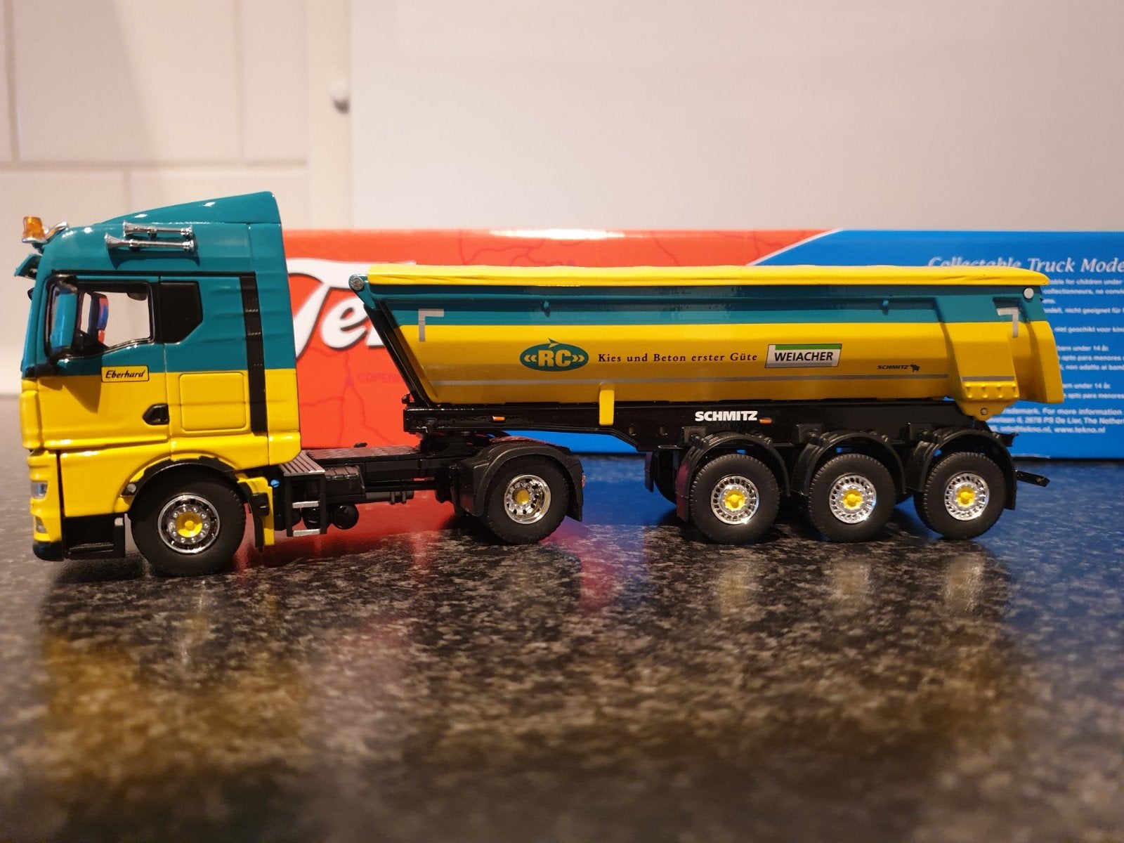 Tekno Man met kipper van Eberhard, Ophalen of Verzenden, Zo goed als nieuw, Bus of Vrachtwagen, Tekno