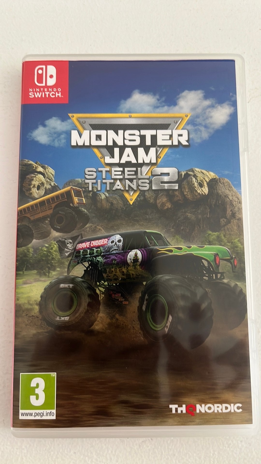 Nintendo switch monster jam steel titans 2, Ophalen, 1 speler, Racen en Vliegen, Zo goed als nieuw