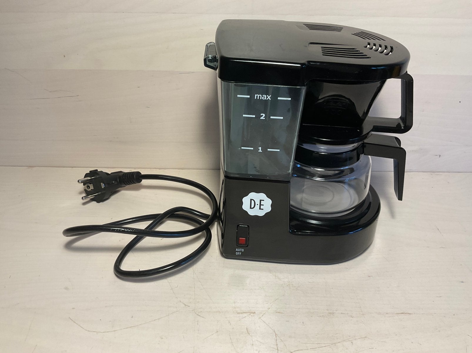 Douwe Egberts Aroma Boy Melitta Duo in zwart, Ophalen of Verzenden, Zo goed als nieuw