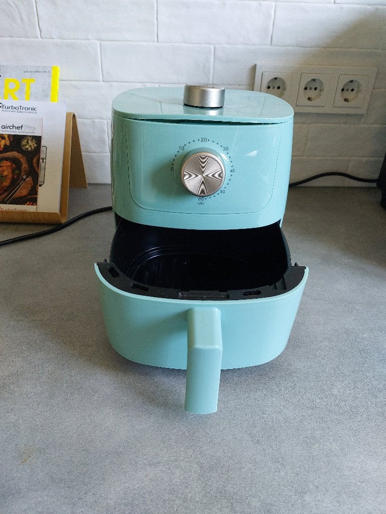 Mini airfryer 1.8 liter 1400 watt zgan, Witgoed en Apparatuur, Ophalen, Zo goed als nieuw, Airfryer, Minder dan 750 gram