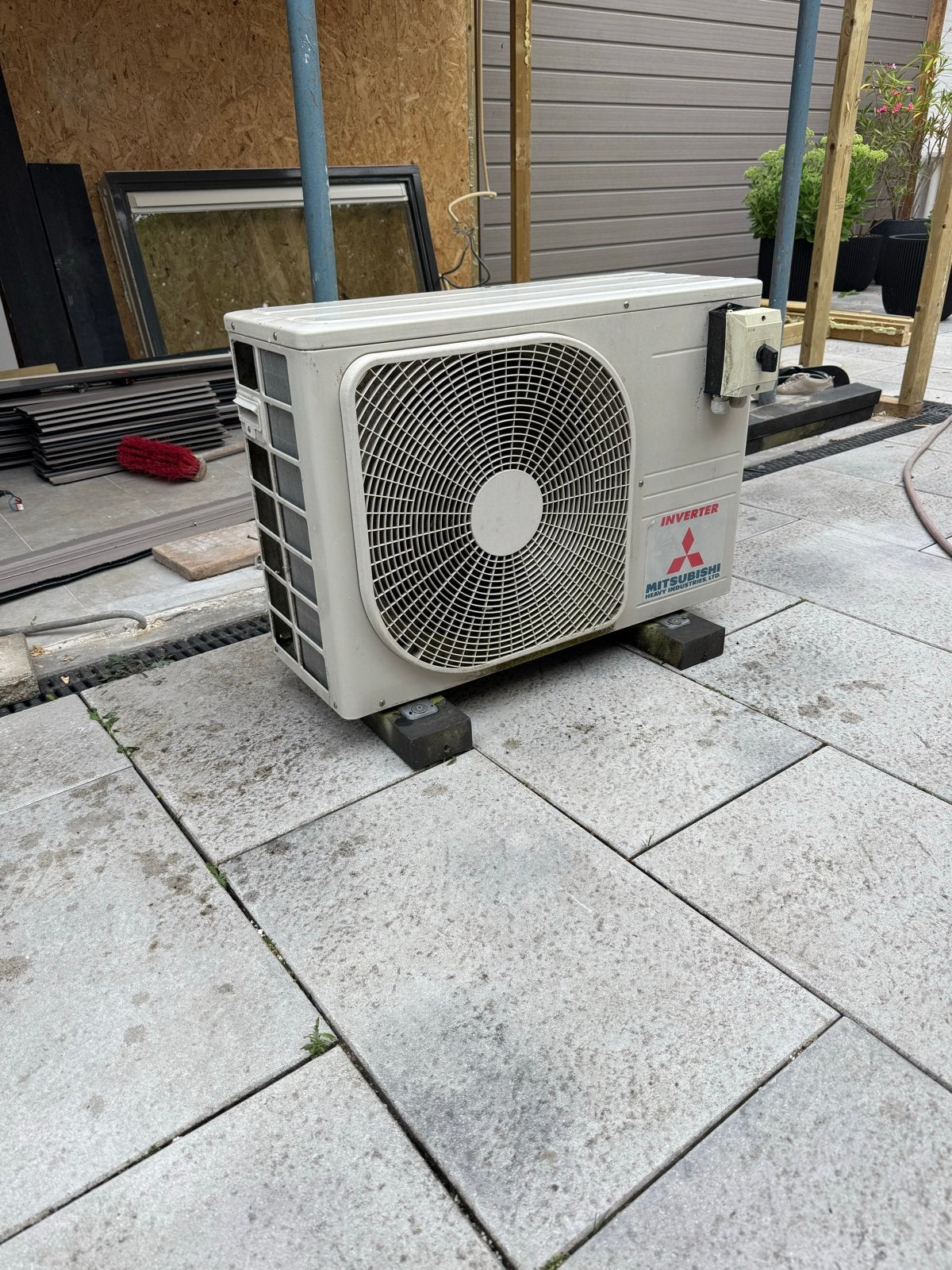 Mitsubishi Airco SRK25ZM-S - Koelen & Verwarmen, Ophalen, Gebruikt, Minder dan 60 m³, 3 snelheden of meer