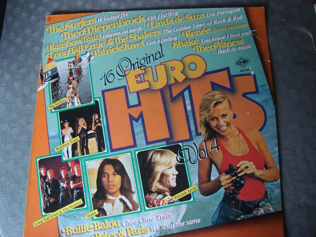 16 original euro hits, Ophalen of Verzenden, Zo goed als nieuw, 12 inch