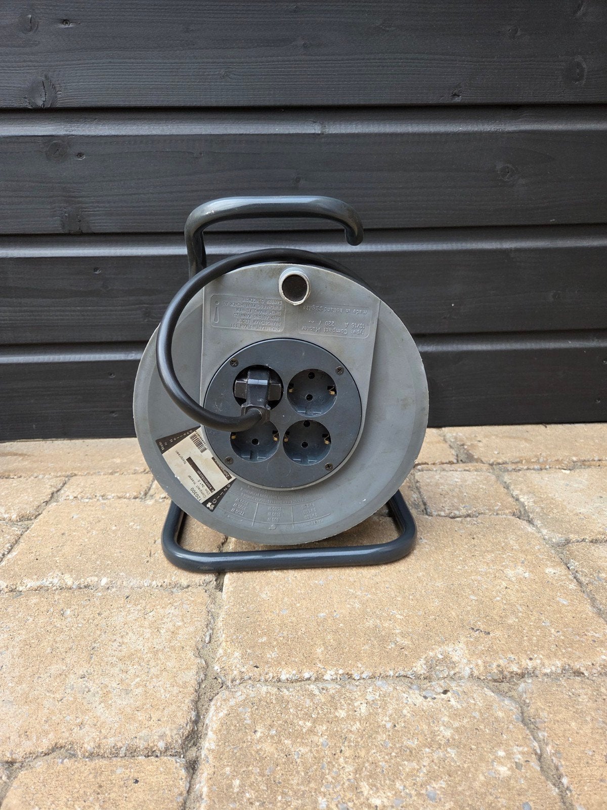 Kabelhaspel 25 meter., Ophalen, Zo goed als nieuw, Kabel of Snoer