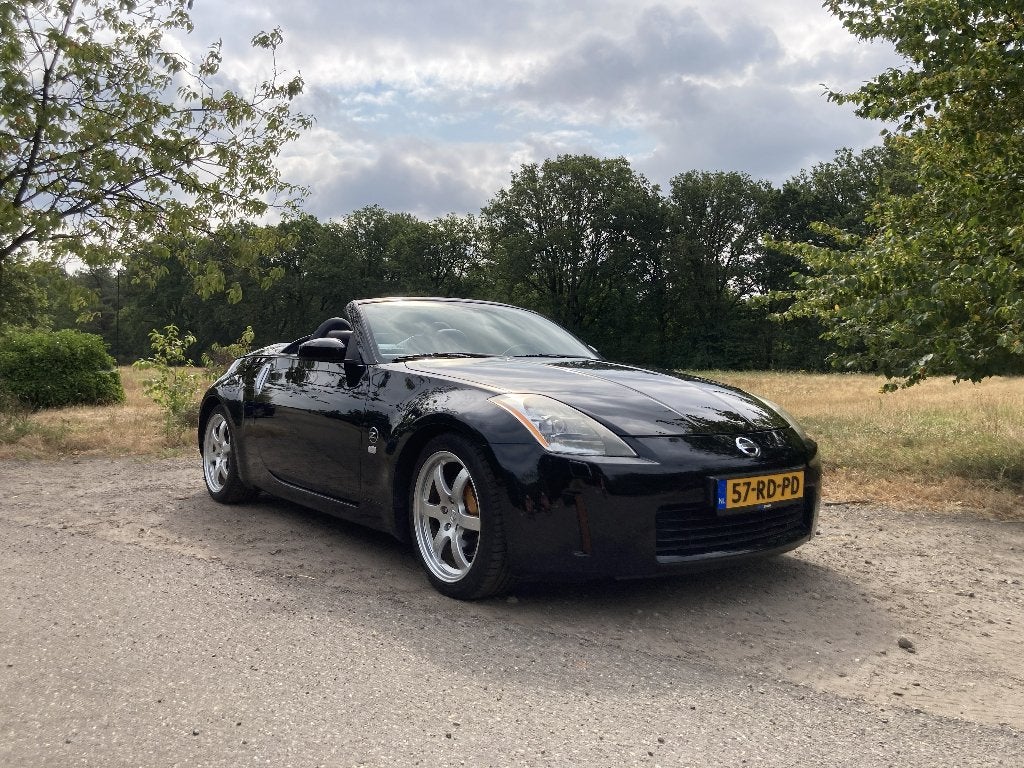 Zeer nette originele Nissan 350Z cabrio, Auto's, 350Z, Achterwielaandrijving, 1610 kg, Zwart