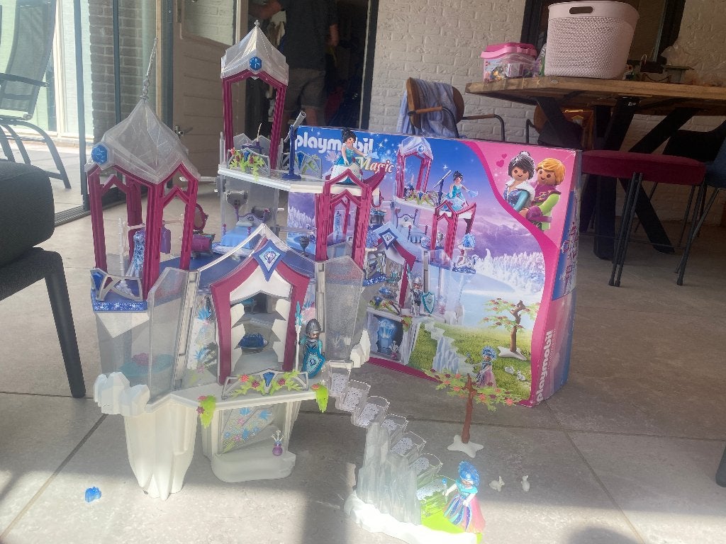 Compleet ijspaleis playmobil 9469, Ophalen of Verzenden, Zo goed als nieuw, Complete set