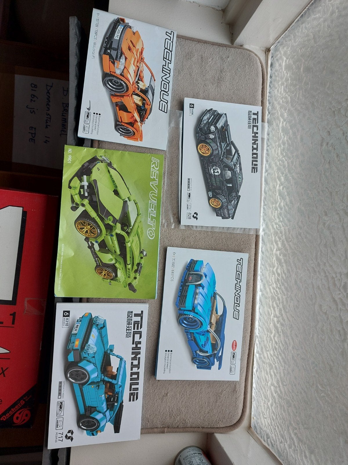 5 nieuwe Lego Technic MOC auto's - Diverse modellen, Ophalen of Verzenden