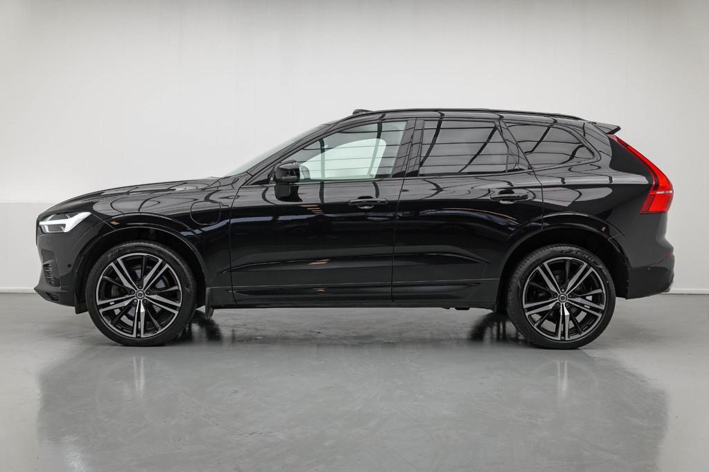 Volvo XC60 2.0 Recharge T8 AWD R-Design |Bomvoll|Pano|360 Ca, Auto's, Gebruikt, Euro 6, Leder en Stof, Zwart