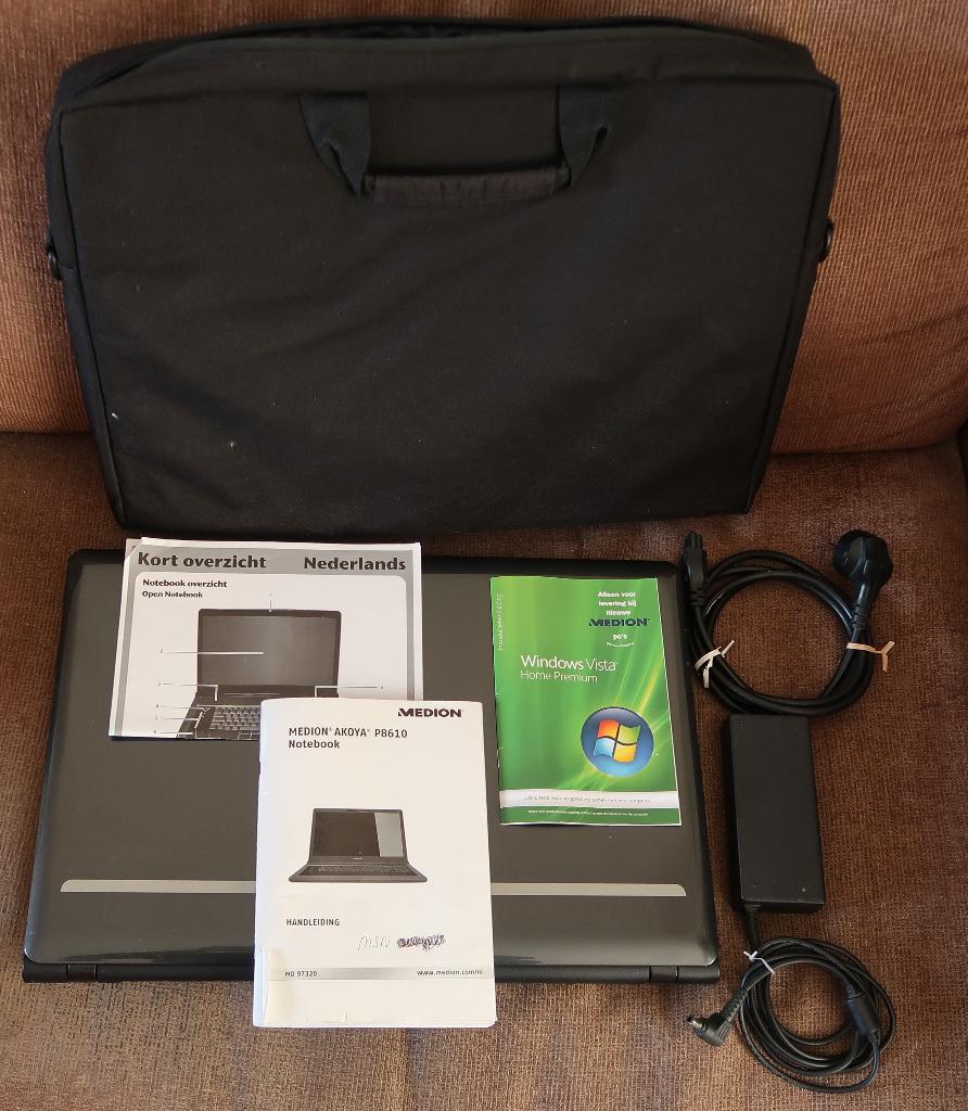 Medion Akoya P8610 laptop, Computers en Software, Windows Laptops, T3400, 2 tot 3 Ghz, Qwerty, Verzenden