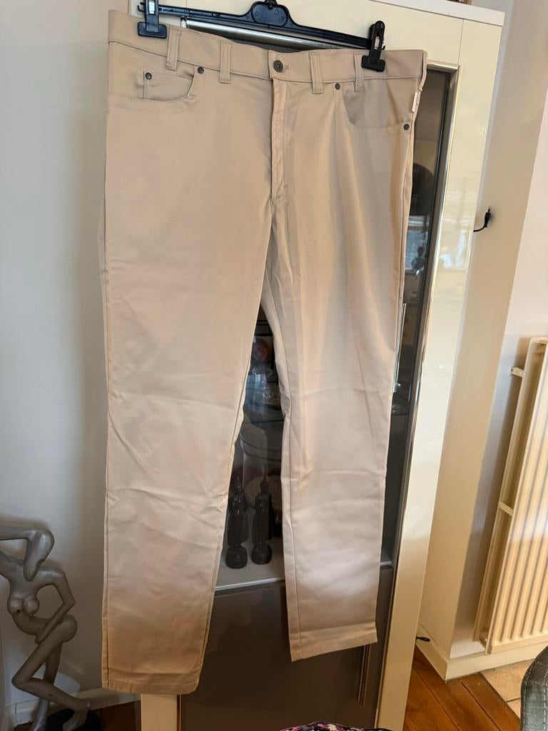 Nieuwe beige herenbroek - Maat 56 Greiff, Ophalen of Verzenden, Zo goed als nieuw, Maat 56/58 (XL), Beige