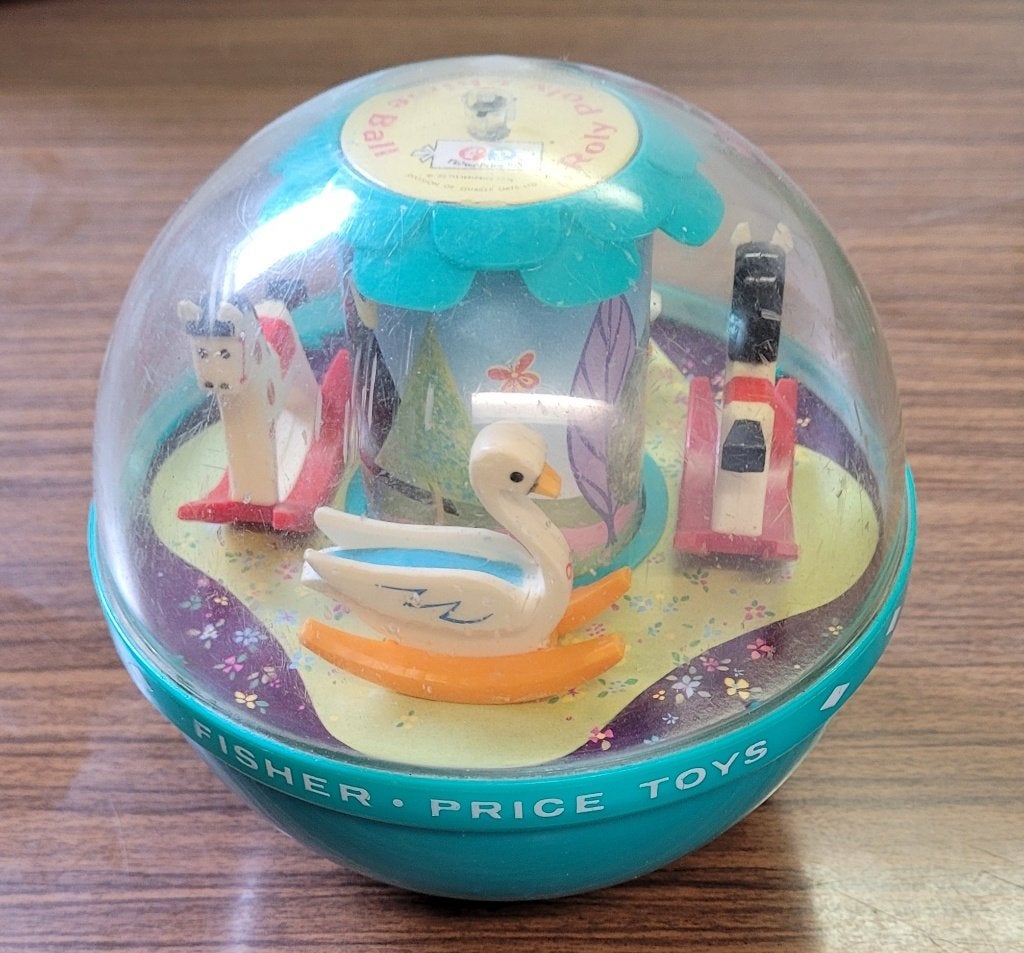 Ficher Price Roly Poly Chime Bal, Ophalen, Gebruikt, Speelset