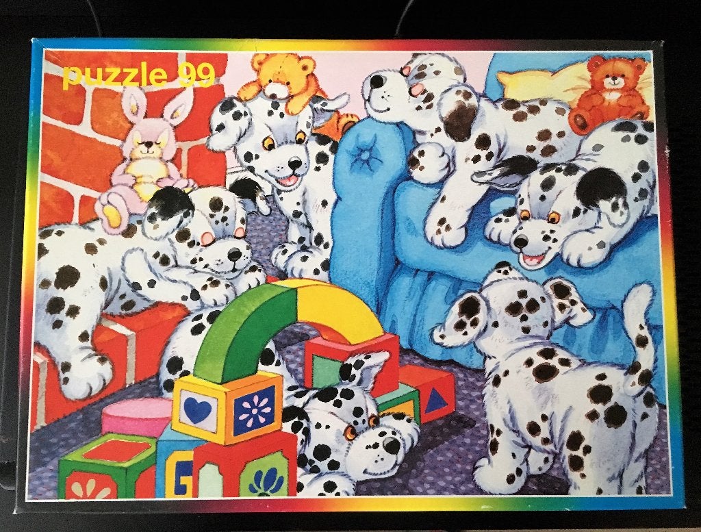 Puzzel 101 Dalmatiërs, Ophalen of Verzenden, Meer dan 50 stukjes, Zo goed als nieuw, 2 tot 4 jaar