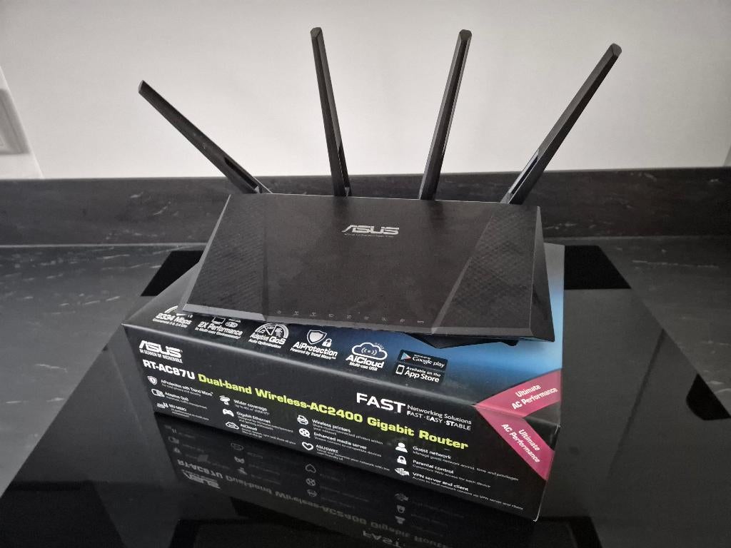 Asus RT-AC87U Wireless-AC2400 Router, Ophalen, Zo goed als nieuw, Router, Asus