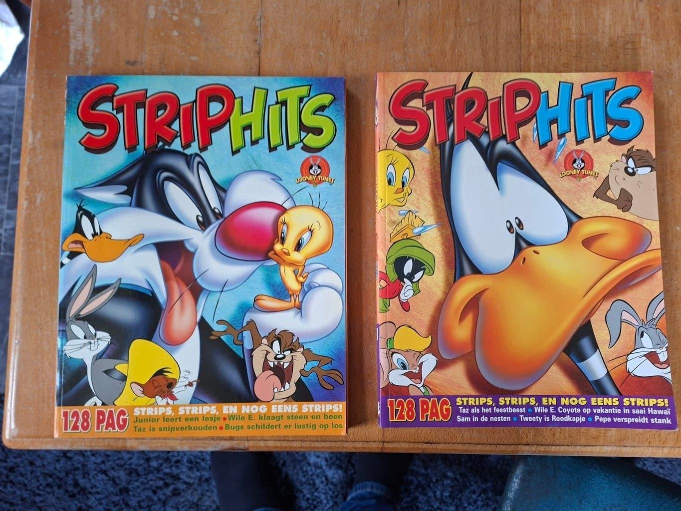 2 Looney Tunes Striphits stripboeken, Meerdere stripboeken, Ophalen of Verzenden, Zo goed als nieuw