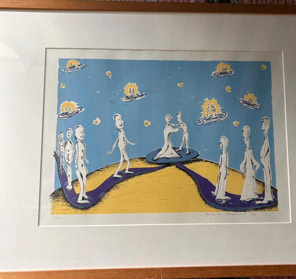 Dansende figuren, Ophalen
