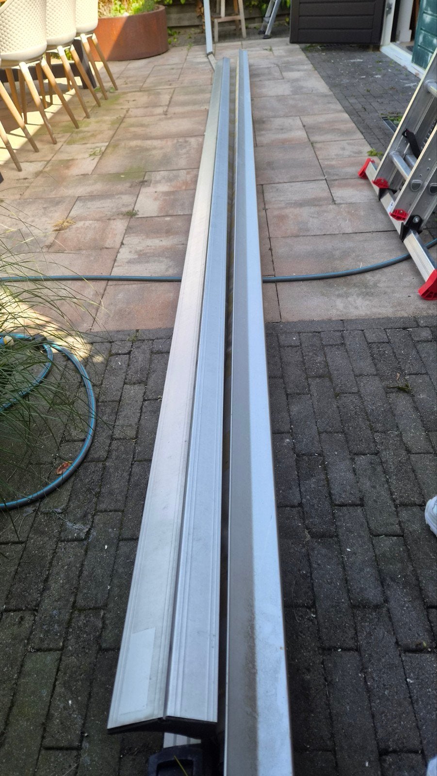 zonnescherm (electrisch), Ophalen, Gebruikt, 450 cm of meer, Elektrisch