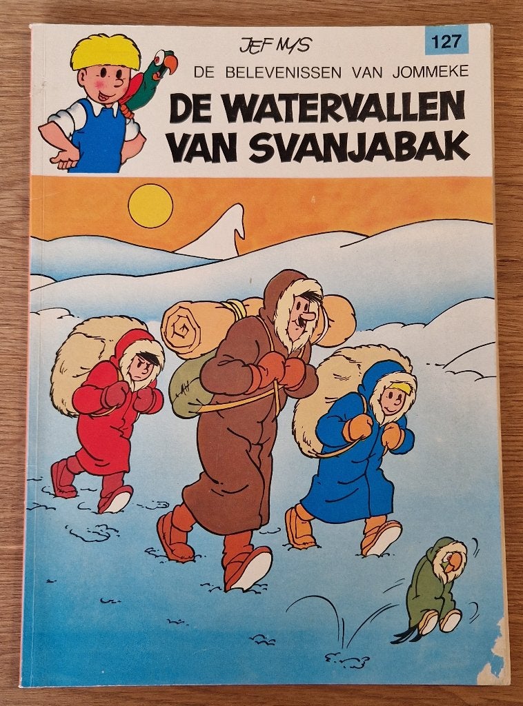 Jommeke - De watervallen van Svanjabak -127-1e (1985) Strip, Boeken, Stripboeken, Gelezen, Eén stripboek, Ophalen of Verzenden
