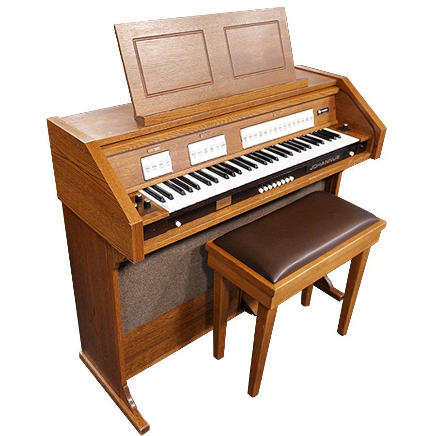 Johannus Opus 1 - Occasion Donker Eiken, Muziek en Instrumenten, Gebruikt, 1 klavier, Ophalen of Verzenden, Orgel
