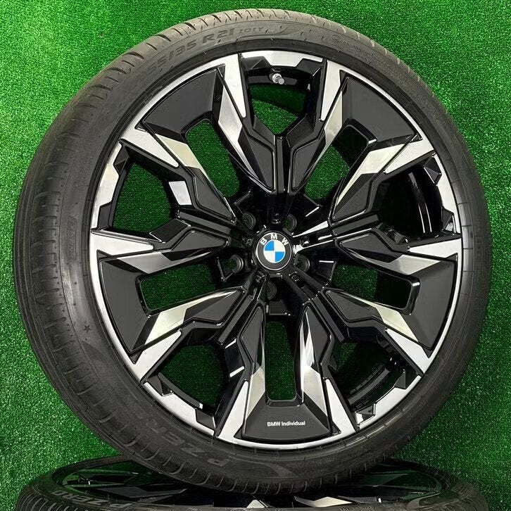 Originele 21 inch BMW 954i velgen banden 5-serie G60 G61 i5, Auto-onderdelen, Banden en Velgen, Gebruikt, 255 mm, Banden en Velgen