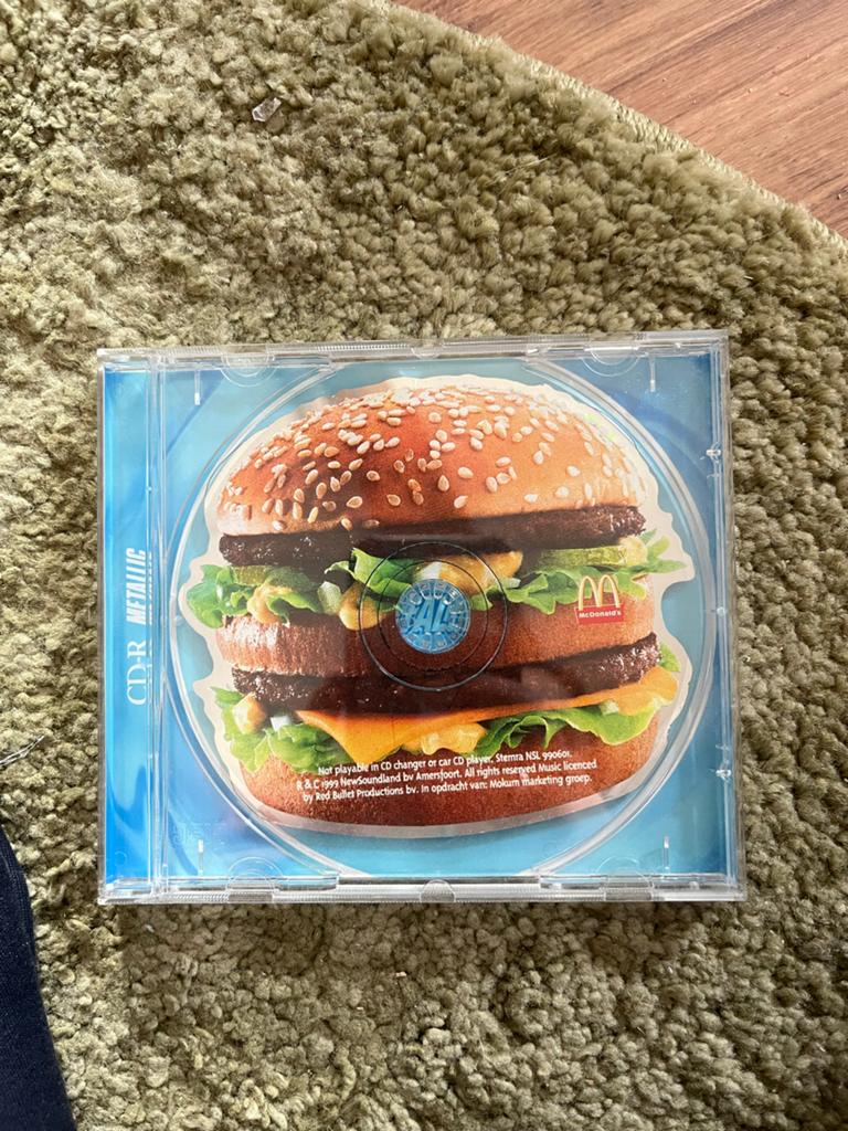 McDonald's Big Mac CD-R Metallic (1999), Ophalen of Verzenden, Zo goed als nieuw