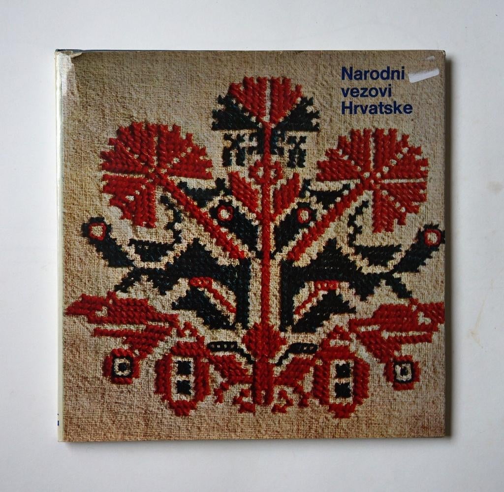 vintage traditioneel borduur boek narodni vezovi hrvatske, Ophalen of Verzenden, Gebruikt, Handborduren, Overige typen