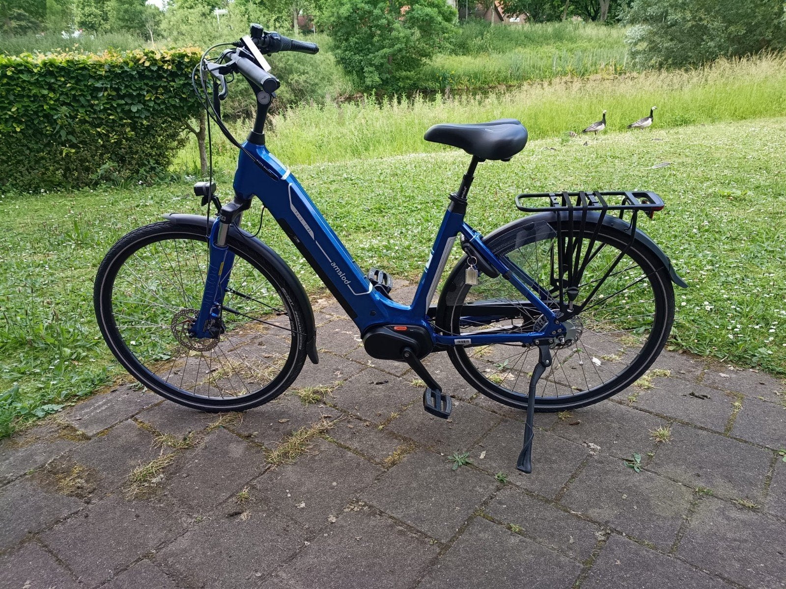 Electrische Amslod damesfiets, Ophalen, Zo goed als nieuw, Overige merken
