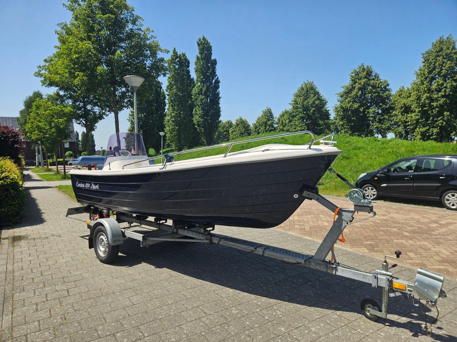 Boot: corsiva sport 470, Watersport en Boten, Sloepen, Ophalen, Consoleboot, Zonnedek, Zo goed als nieuw